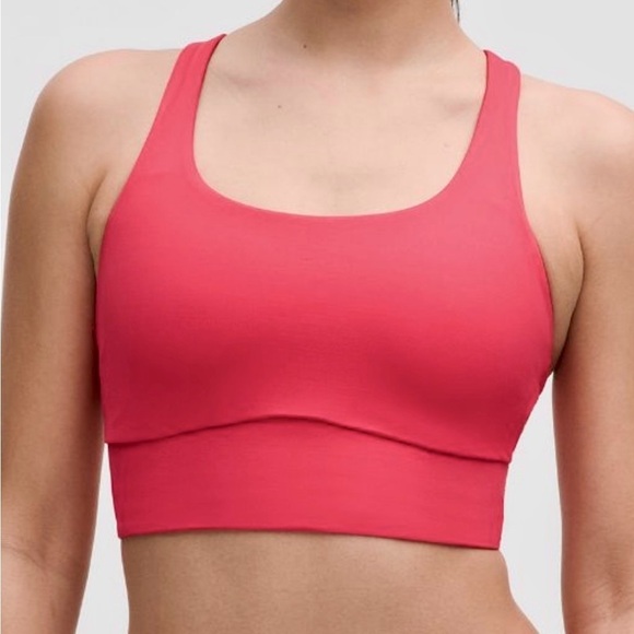 lululemon athletica Other - LULULEMON ENERGY LONGLINE BRA ORANGE RED COLOR SIZE 10 COLOR CODE “PPNC” NWT
